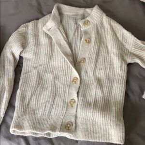 Everlane Cropped Alpaca Cardigan